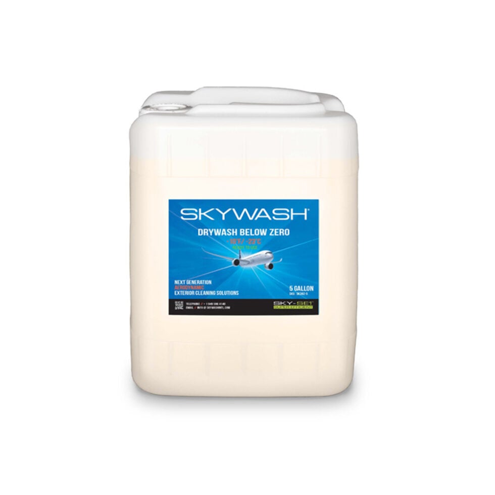 DRYWASH Below Zero -10°F / -23°C. For Cleaning in Freezing Conditions